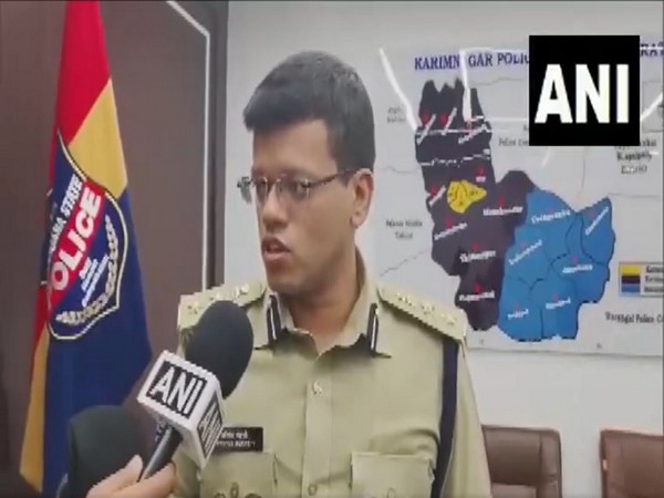 Abhishek Mohanty, Police Commissioner, Karimnagar (Telangana) (Photo/ANI)