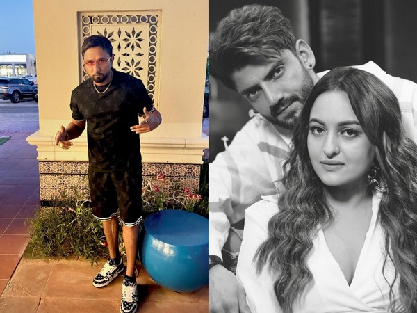 Yo Yo Honey Singh, Sonakshi Sinha and Zaheer Iqbal (Image source: Instagram)