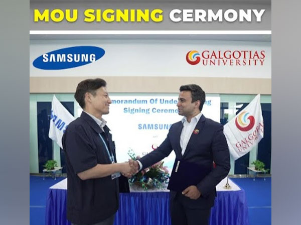 Galgotias University CEO signs MoU with Samsung India Managing Director Leesoo Kim