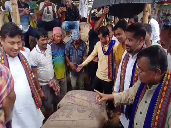 Tripura Government Launches Paddy Procurement Initiative for 2023-24 Rabi Season in Santirbazar. (Photo/ANI)