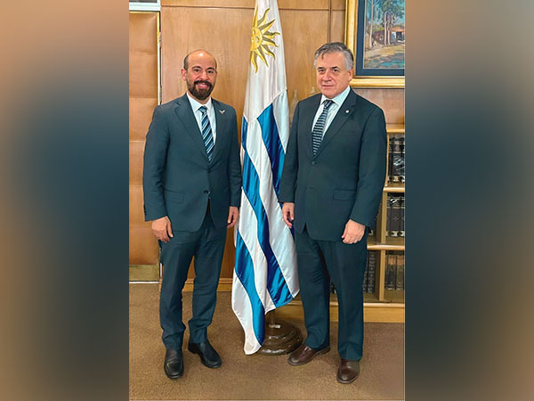 UAE Ambassador meets Minister of Foreign Affairs of Uruguay (Photo/WAM)
