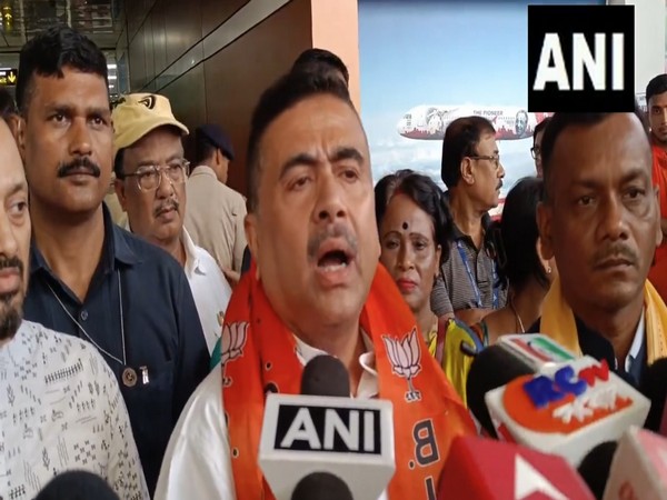 West Bengal Leader of Opposition Suvendu Adhikari at Siliguri (Photo/ANI)