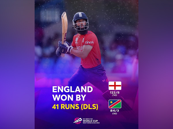 Namibia vs England. (Picture: ICC/X)