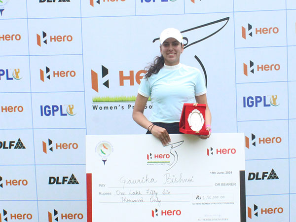 Gaurika Bishnoi after winning seventh leg of Women's Pro Golf Tour (Image: WPGT)