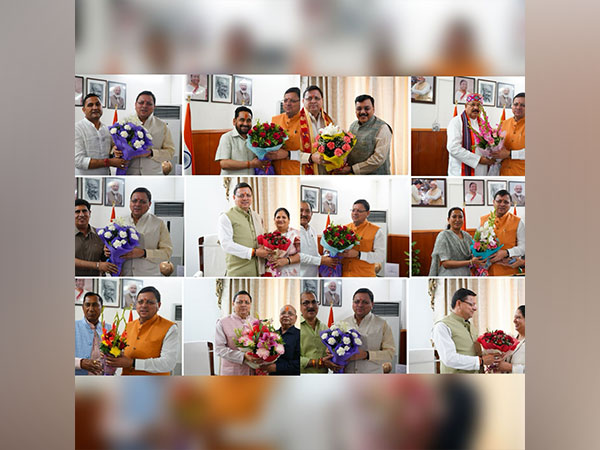 Senior BJP workers, MLAs, ministers, and well-wishers from across Uttarakhand met CM Dhami recently (Photo/@OfficeofDhami)