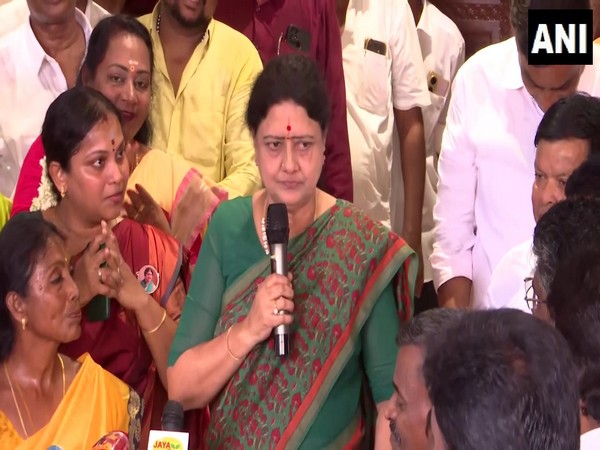 Former AIADMK leader VK Sasikala. (Photo/ANI)