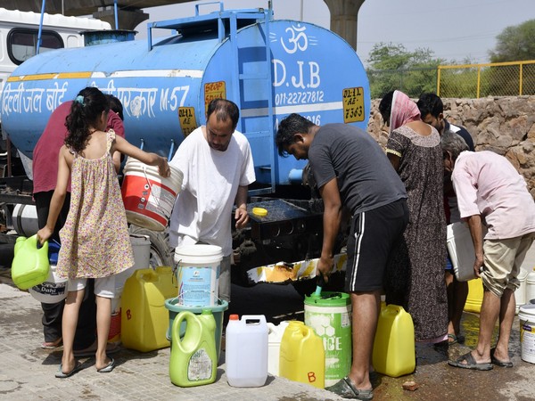 Water crisis continues in Delhi. (File Photo/ANI)