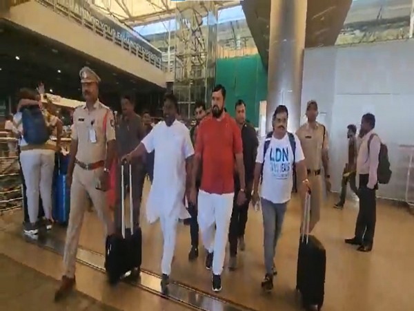 BJP MLA Raja Singh arrested at Hyderabad airport  (Photo/ANI)