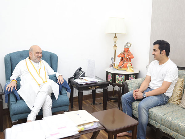 Home Minister Amit Shah (left) and Gautam Gambhir (right) (Photo: Gautam Gambhir/X)