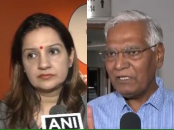 Shiv Sena (UBT) MP Priyanka Chaturvedi and CPI General Secretary D Raja (Photo/ANI)