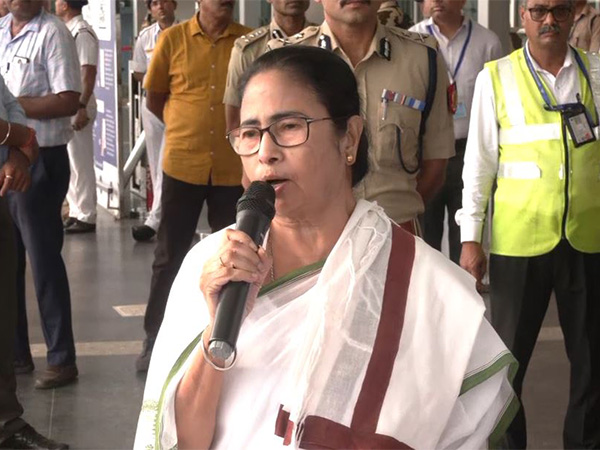 West Bengal CM Mamata Banerjee at Kolkata Airport (Photo/ANI)