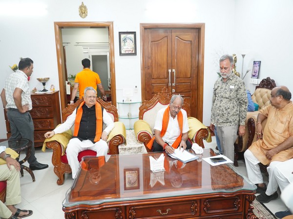 Eight time MLA Brijmohan Agarwal resigns (Photo/ANI) 