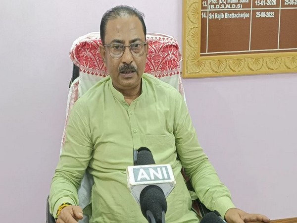 BJP Pradesh President Rajib Bhattacharjee (Photo/ ANI) 