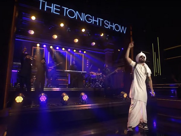 Diljit Dosanjh at Jimmy Fallon's 'The Tonight Show' (Image source: YouTube)