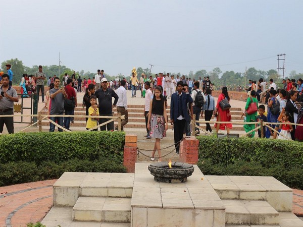 Lumbini hosts numerous stupas that represent various nations, making it a hub of Buddhist studies (Photo/ANI)