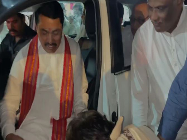 A grab of the purported soical media video of Congress Maharashtra chief Nana Patole (Photo/ANI)