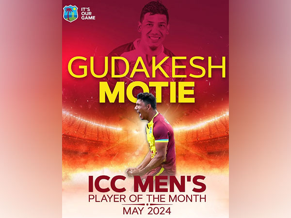 West Indies cricketer Gudakesh Motie (Image: CWI media)