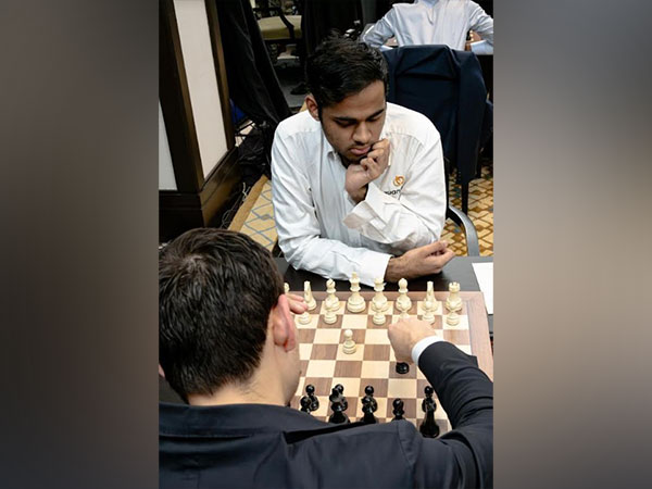Grandmaster Arjun Erigasi in action during Stepan Avagyan Memorial (Image: Stepan Avagyan Memorial)