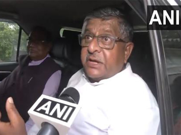 BJP MP Ravi Shankar Prasad. (Photo/ANI)
