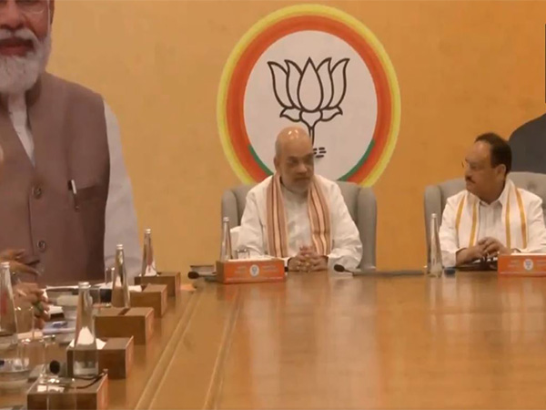 Amit Shah holds Maharashtra BJP core group meeting at Delhi (Photo/ANI)