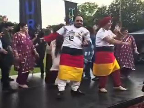Indians dancing during a UEFA Euro match (Photo: German Embassy/X)