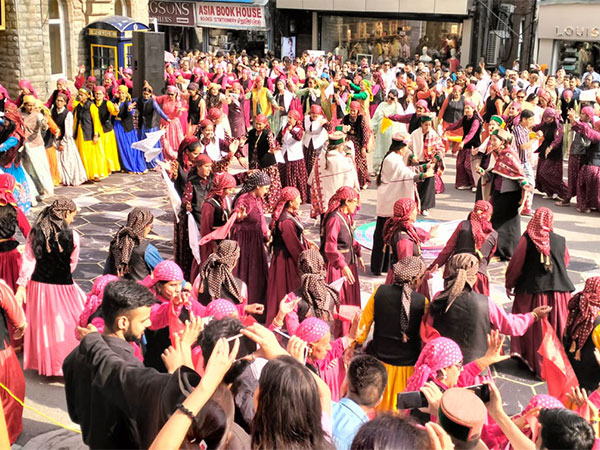 Folk dance performance during international summer festival (Image source/ANI) 