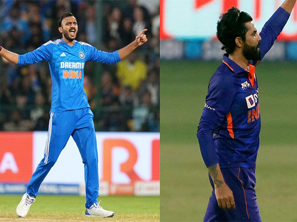 Axar Patel (L) and Ravindra Jadeja (R). (Photo: X)