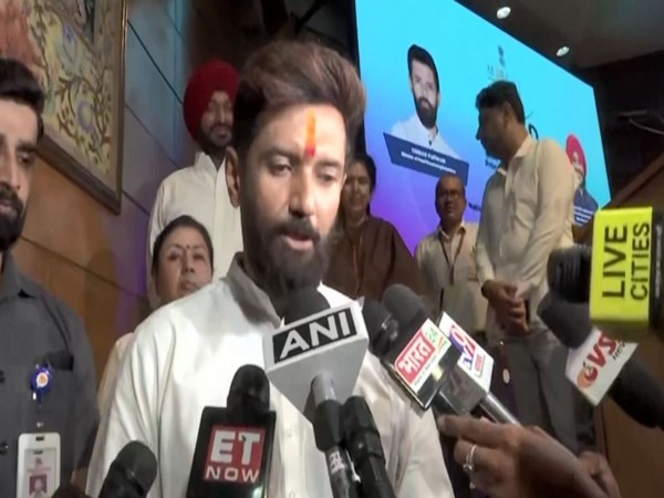 Union Minister Chirag Paswan (Photo/ANI)