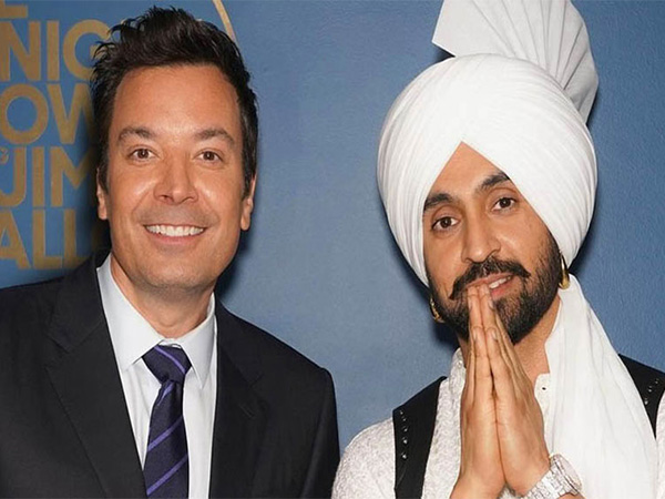 Singer-actor Diljit Dosanjh and TV show host  Jimmy Fallon (Image source: Instagram)