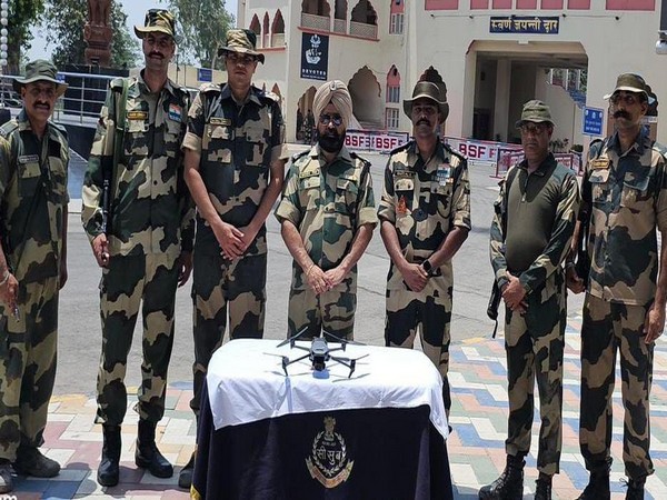 BSF recovered drone from Amritsar̥ border (Photo/ ANI) 