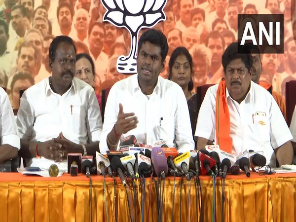 Tamil Nadu BJP president K Annamalai (Photo/ANI)