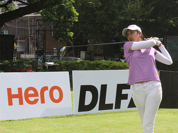 Anvitha Narender in action during 8th Leg of Women’s Pro Golf Tour (Image: WPGT)
