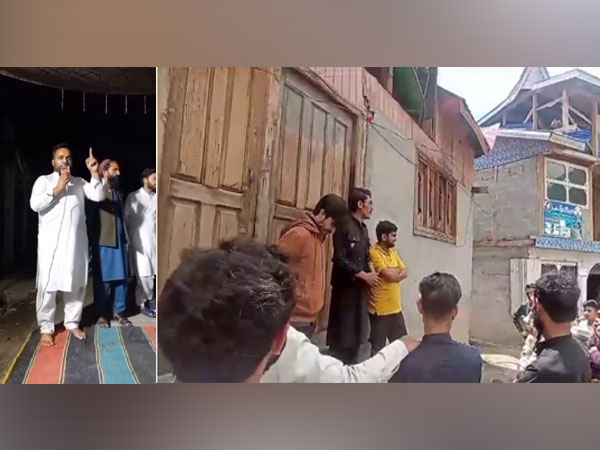 Visuals from the protest (Photo/ANI)