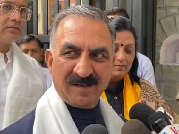 Himachal CM Sukhwinder Singh Sukhu (Photo/ ANI) 