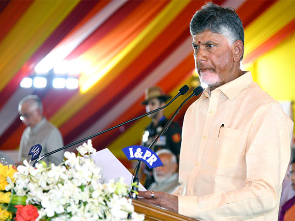 Andhra Pradesh Chief Minister N Chandrababu Naidu (File Photo/ANI)