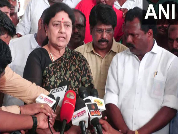 Former AIADMK leader VK Sasikala. (Photo/ANI)