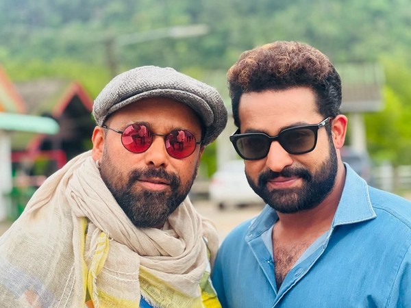 Bosco Martis with NTR Jr. (image source: instagram/boscomartis)
