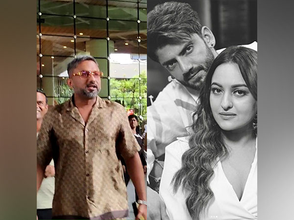 Yo Yo Honey Singh(Image soiurce/ANI), Sonakshi Sinha, Zaheer Iqbal (Image source/Instagram) 