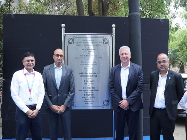From (L-R) - Ashwin Yardi, CEO – India, Capgemini; Bipin Menon, Development Commissioner, NSEZ; Aiman Ezzat, CEO, Capgemini Group; Anurag Pratap Kumar, Head, CSR - India, Capgemini