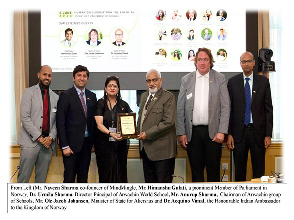 Arwachin Schools Recognized at Indo-Norway International Education Summit and Awards