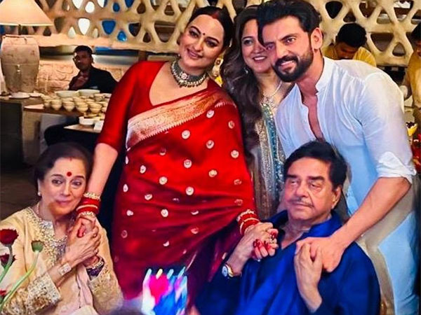 Shatrughan Sinha, Sonakshi Sinha, Zaheer Iqbal (image source X/@ShatruganSinha)