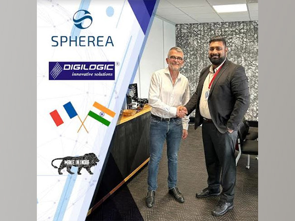 Digilogic Systems CEO Shashank Varma and SPHEREA CEO Christian DABASSE concluded the partnership formalities