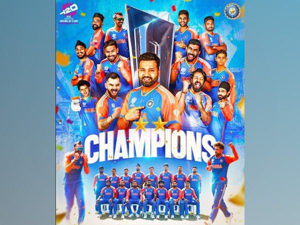 Team India emerged as Champions in the ICC T20 World Cup (Photo/X@BCCI)