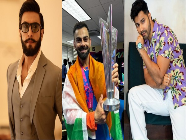 Ranveer Singh, Virat Kohli, Varun Dhawan (Image source/Instagram)