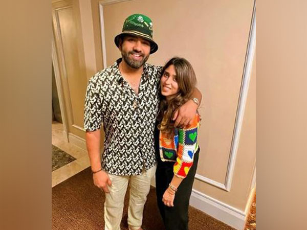 Rohit Sharma and Ritika Sajdeh (Image source: Instagram)