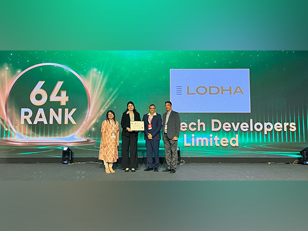 Lodha, India's largest real estate developer recognised as the Best in the Real Estate Industry and one of ‘India's Best Companies to Work For’ in the Great Place to Work's Best Workplaces™ Lists 2024