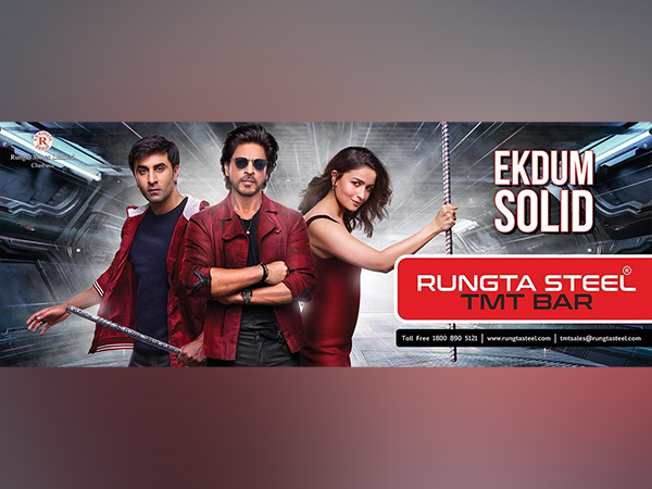 Ranbir Kapoor, Shah Rukh Khan, and Alia Bhatt are brand ambassadors for the nation’s premier TMT bar brand, Rungta Steel