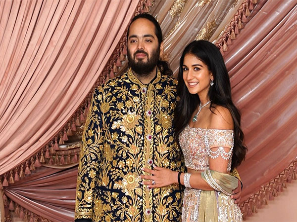 Anant Ambani and Radhika Merchant (Image source/ANI) 