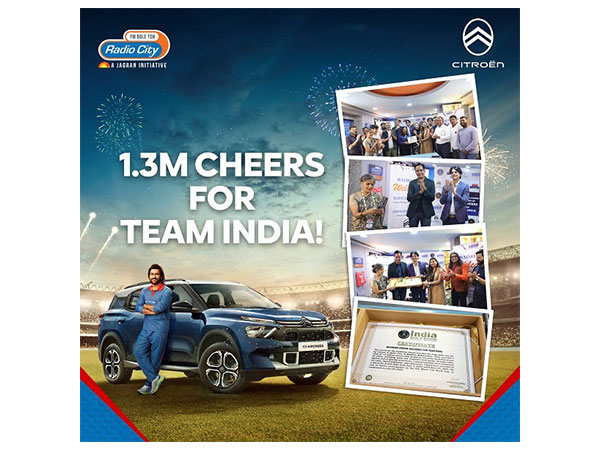 Radio City Scores Big: 1.3M Cheers for Team India in Citroen Cheer for India Campaign