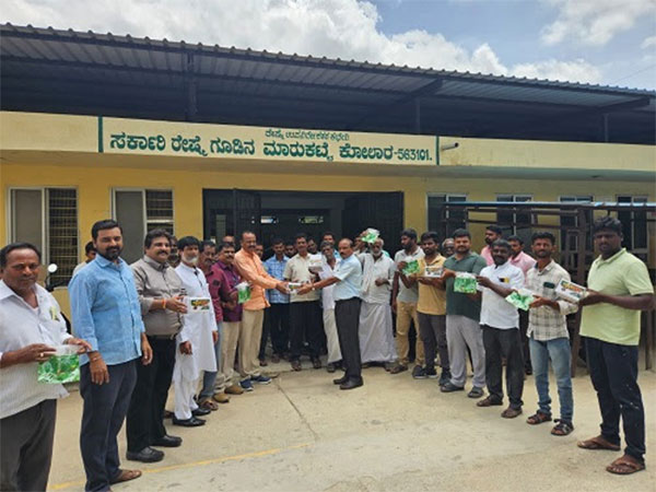 Gaurav Aggarwal, Director, FlyTrap, Sr. Govt. Officials, Dept. of Sericulture, Kolar, Karnataka